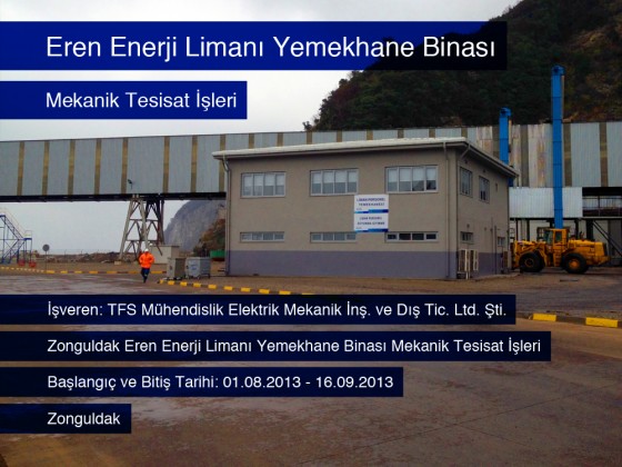 EREN ENERJİ LİMANI YEMEKHANE BİNASI / ZONGULDAK